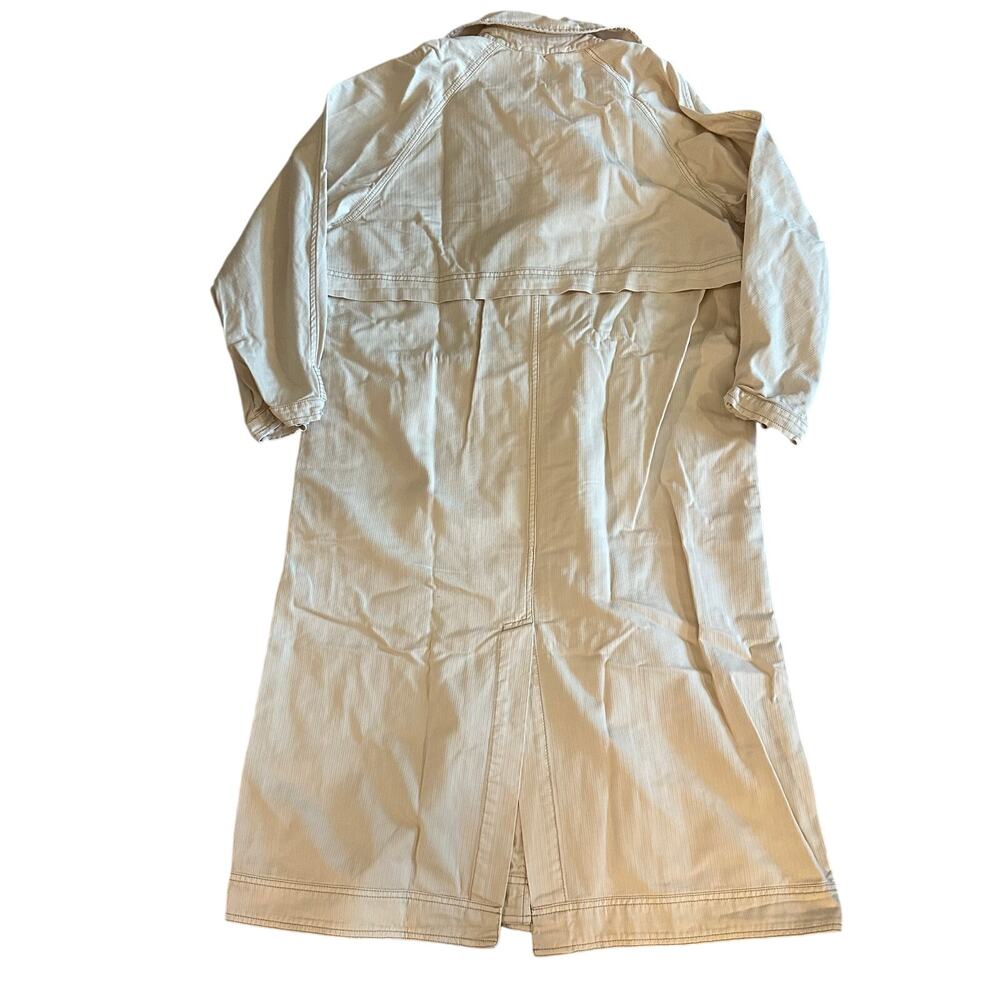 Free People We The Free Khaki Perry Military Duster Midi Trench Coat NWOT- S - Picture 4 of 14
